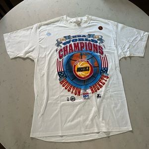 New NBA Houston Rockets 1994 World Champions Tshirt Large